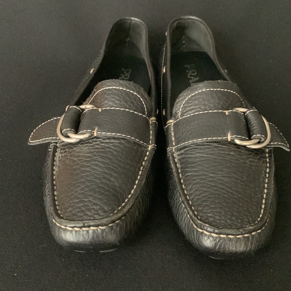 PRADA Leather Driving Loafers - Picture 3 of 10